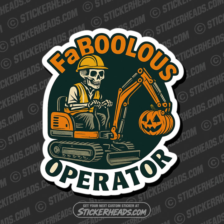 FABOOLOSE OPERATOR - HALLOWEEN Misc Sticker