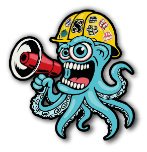 Octopus with Megaphone