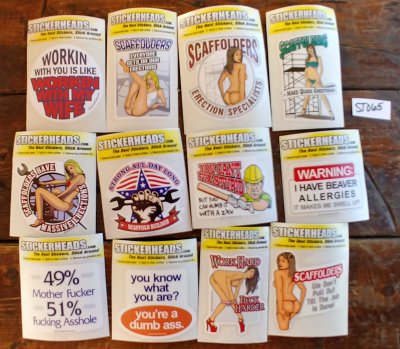 ⭕#ST065 - Scaffolder - 12-3" Sticker Pack | | Over Run Sticker Deal | |