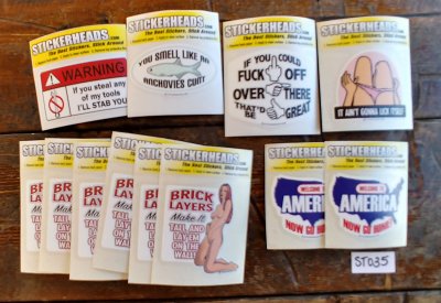 ⭕#ST035 - Brick - 12-3" Sticker Pack | | Over Run Sticker Deal | |