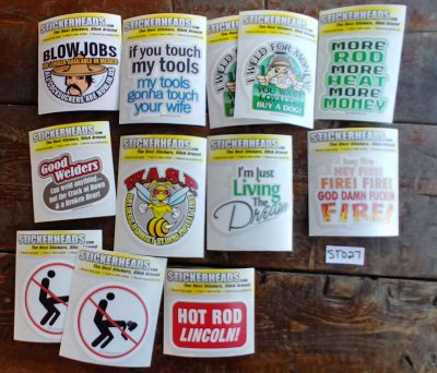 ⭕#ST027- Welder - 12-3" Sticker Pack | | Over Run Sticker Deal | |