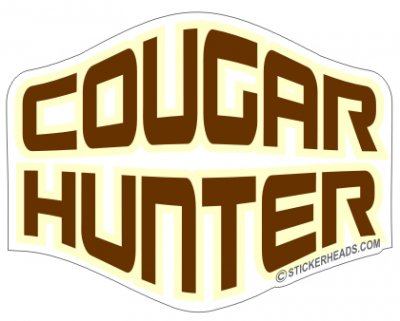 Cougar HUNTER - Funny Sticker
