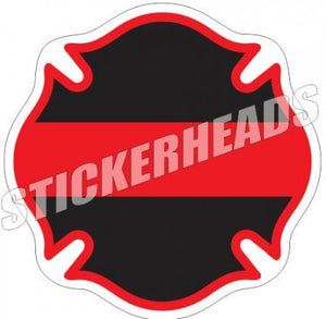 Fire Firefighter  -  In Memory Of Sticker
