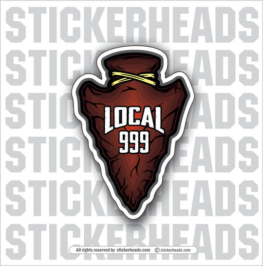 ARROWHEAD - Native Indian American Sticker