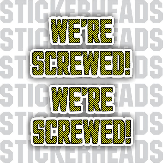 CAUTION TAPE FILL - Make Your own CUSTOM TEXT Sticker