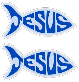Fish Jesus  - Religious Sticker