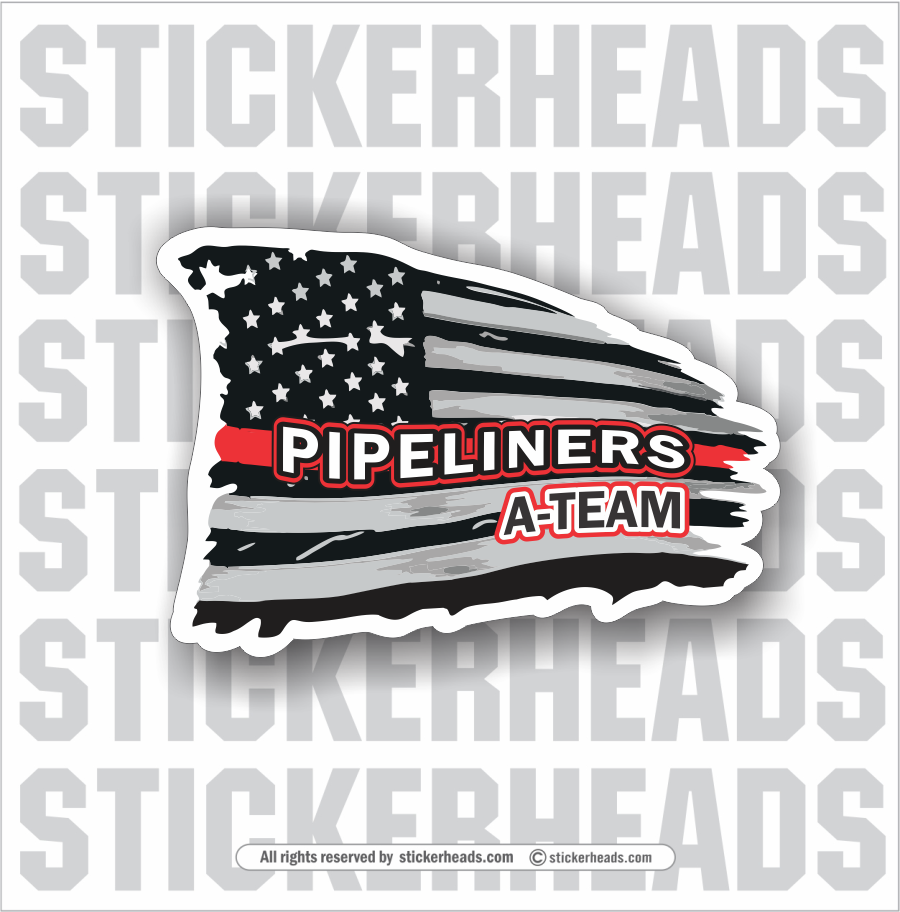 USA LINE Flag - Custom Text  -   Incentives Sticker