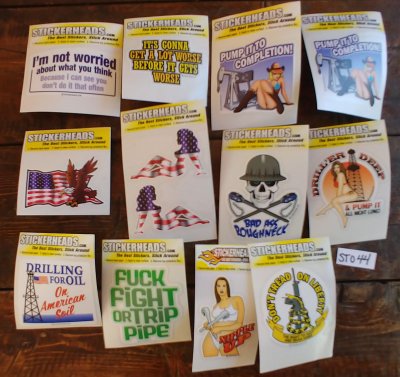 ⭕#ST044 - OIL - 12-3" Sticker Pack | | Over Run Sticker Deal | |