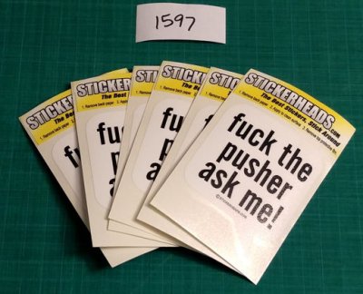 ⭕#1597 - JOB - 12-3" Sticker Pack | | Over Run Sticker Deal | |