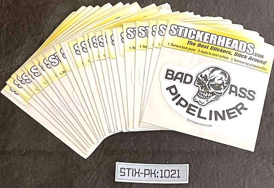 ⭕#STIX-PK 1021 --- 24 -3" Sticker Pack | | Over Run Sticker Deal | | PIPELINER