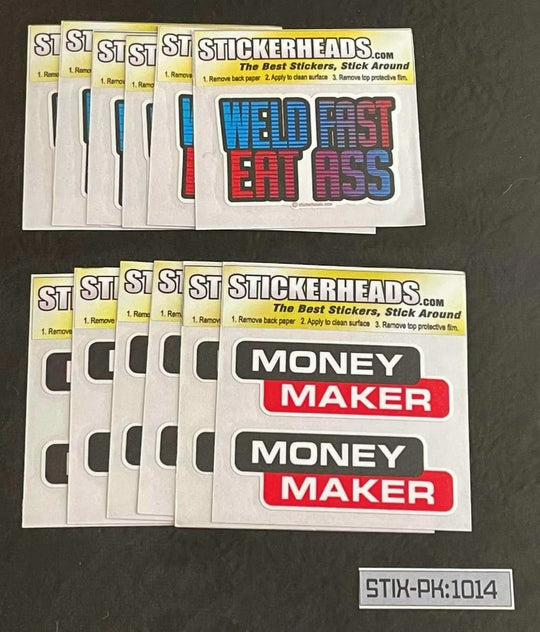Copy of ⭕#STIX-PK 1014 ---12 -3" Sticker Pack | | Over Run Sticker Deal | | PIPEWELDER WELDER
