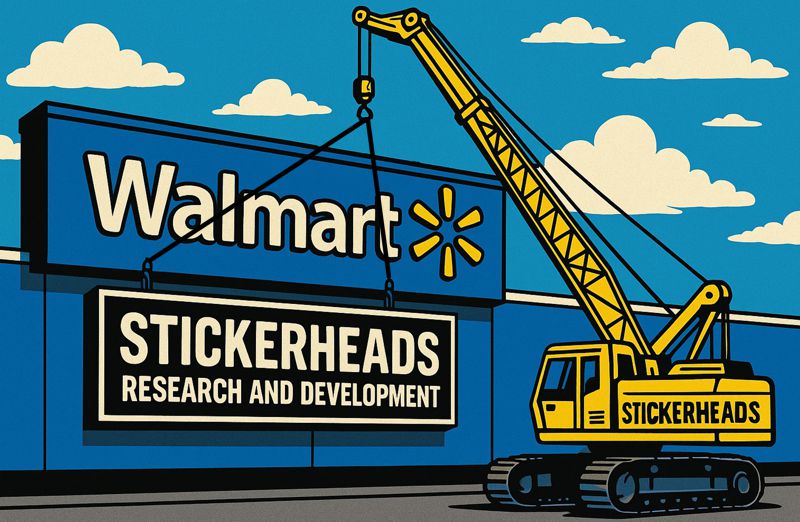 Walmart, Weirdos & Sticker Ideas