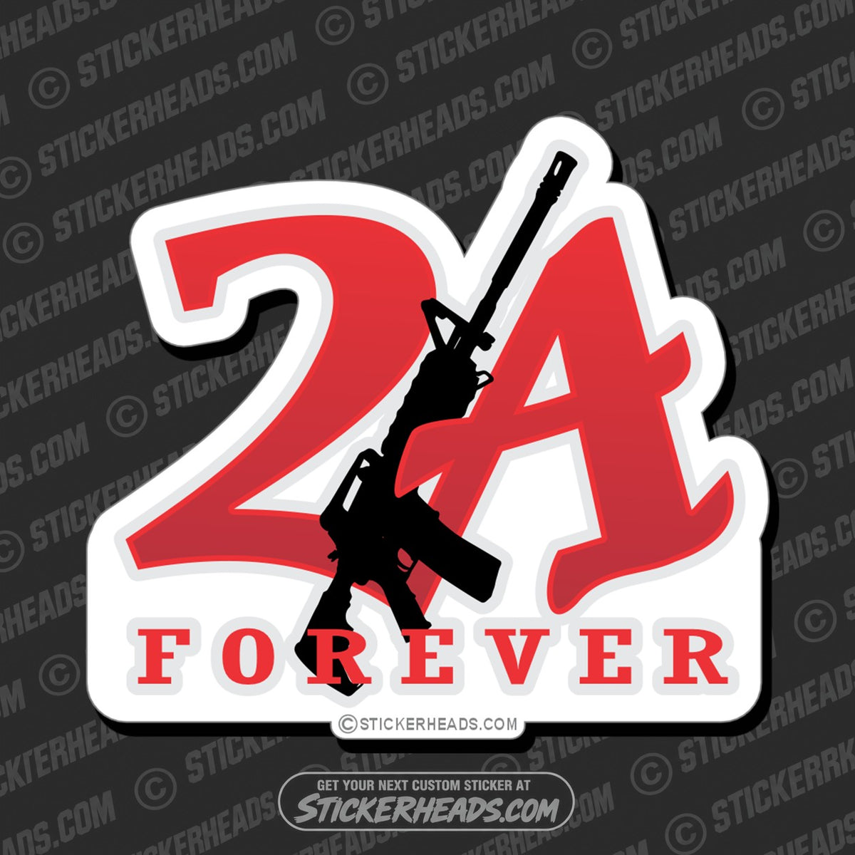 SH-PROTECTED|TAG-REPAIR|2a-forever-2nd-amendment-pro-gun-sticker