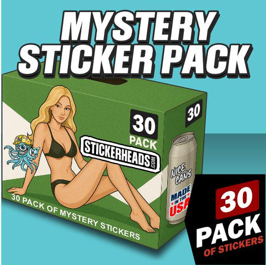 MYSTERY STICKER BOX  - 30 PACK OF STICKERS