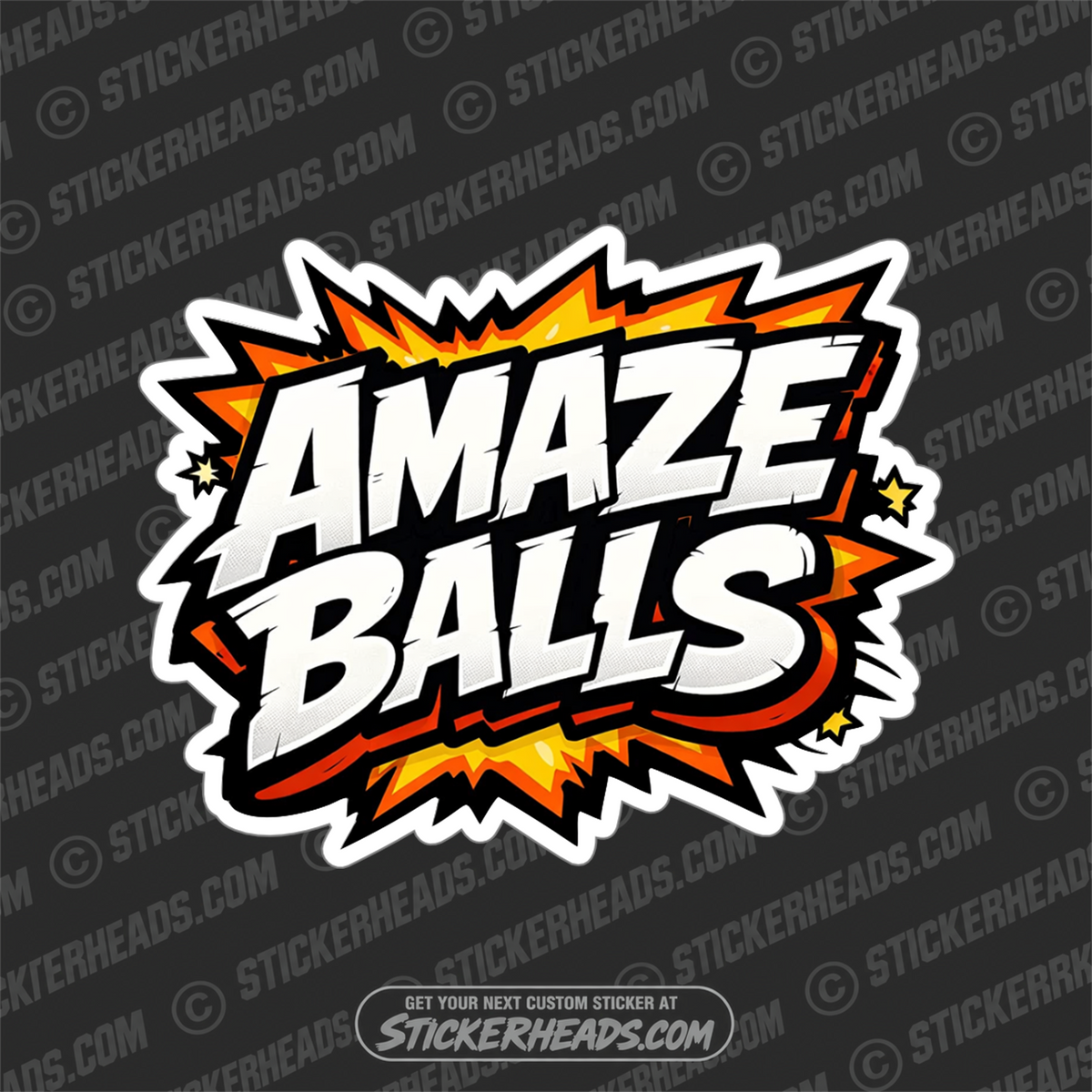 AMAZE BALLS - funny sticker