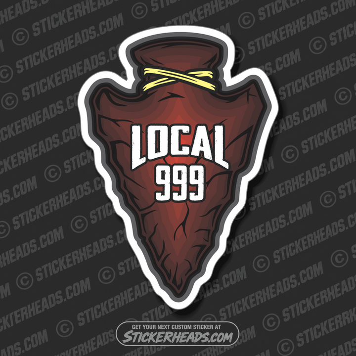 ARROWHEAD - Native Indian American Sticker
