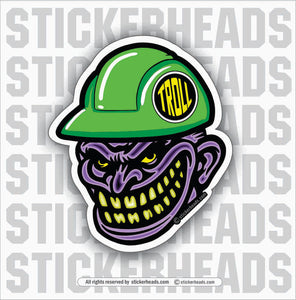 UNION TROLL - Funny Sticker UNION WORK STICKER