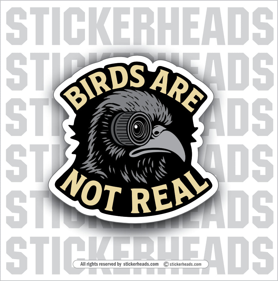 BIRDS ARE NOT REAL  - Conspiracy Sticker
