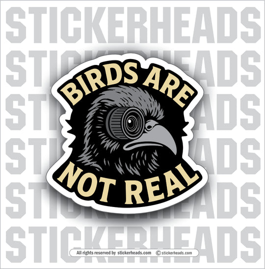 BIRDS ARE NOT REAL  - Conspiracy Sticker