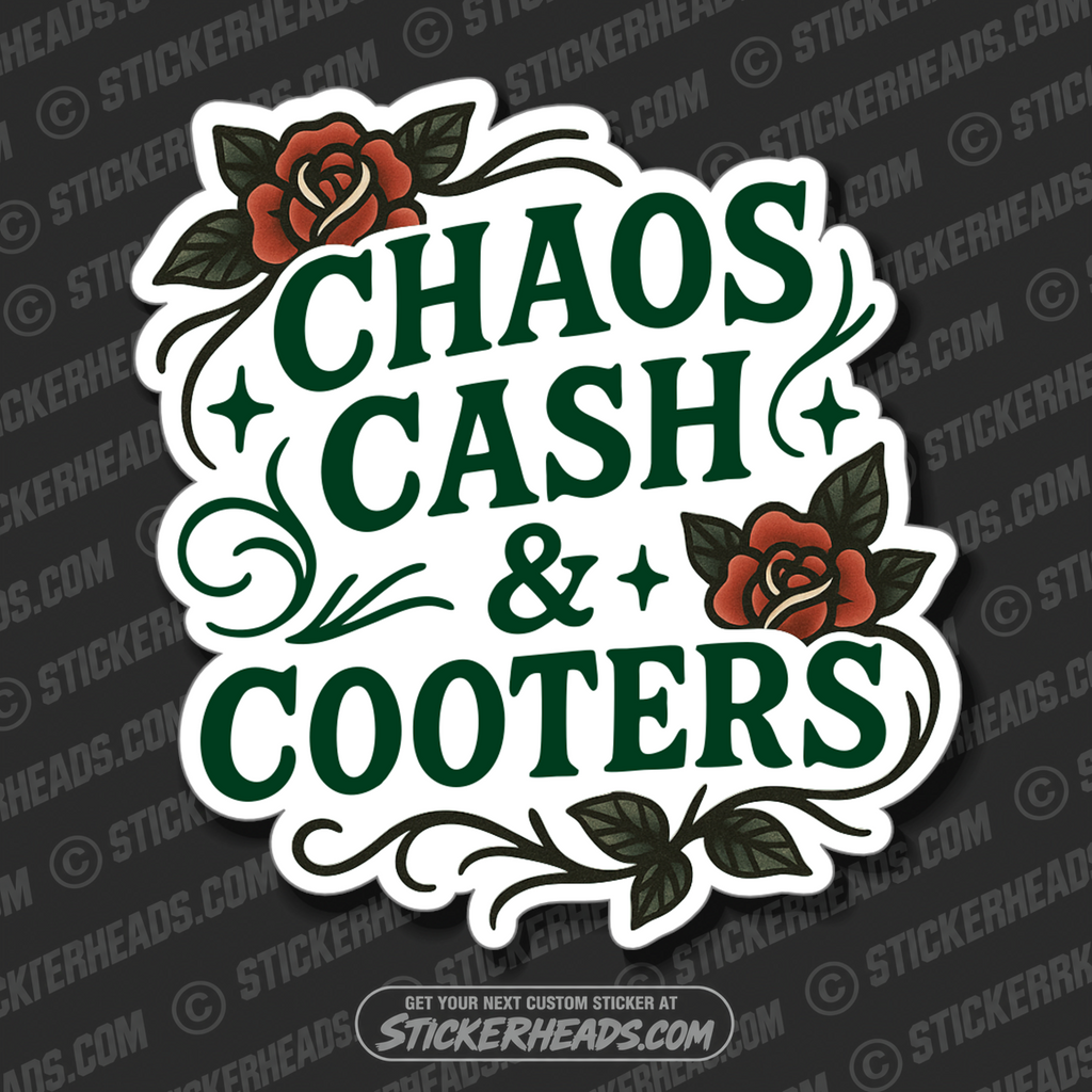 CHAOS CASH COOTERS - UNION Misc Funny Sticker