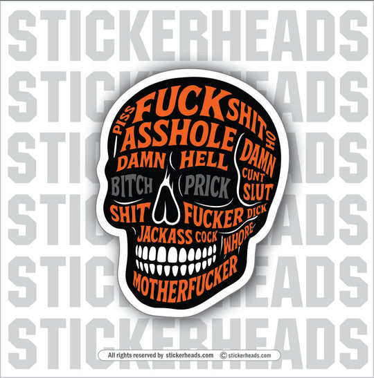 THE CURSED SKULL - HALLOWEEN Misc SKULL Sticker