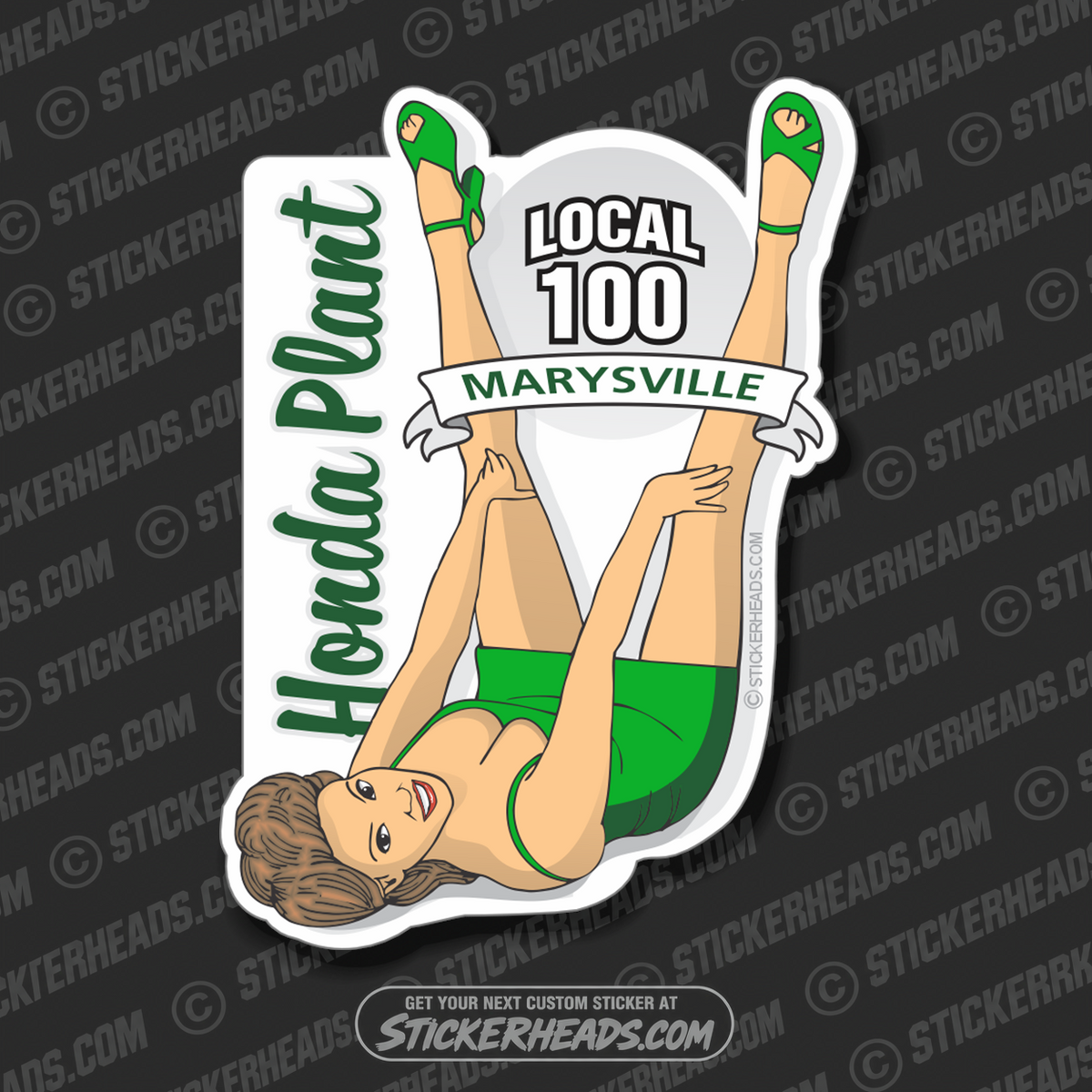Pinup Chick #3 - Daisy May Pinup Sticker
