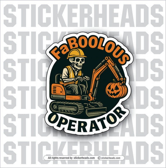 FABOOLOSE OPERATOR - HALLOWEEN Misc Sticker