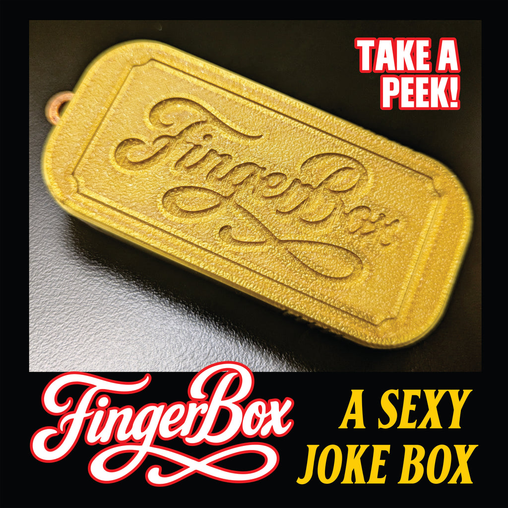 FINGERBOX - FUN AND SEXY JOKE BOX  - Work Union Misc  -  Adult Guy Gifts - Man Cave Shit