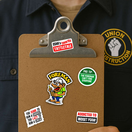FOREMAN MONSTER  -  Union Misc Funny Sticker