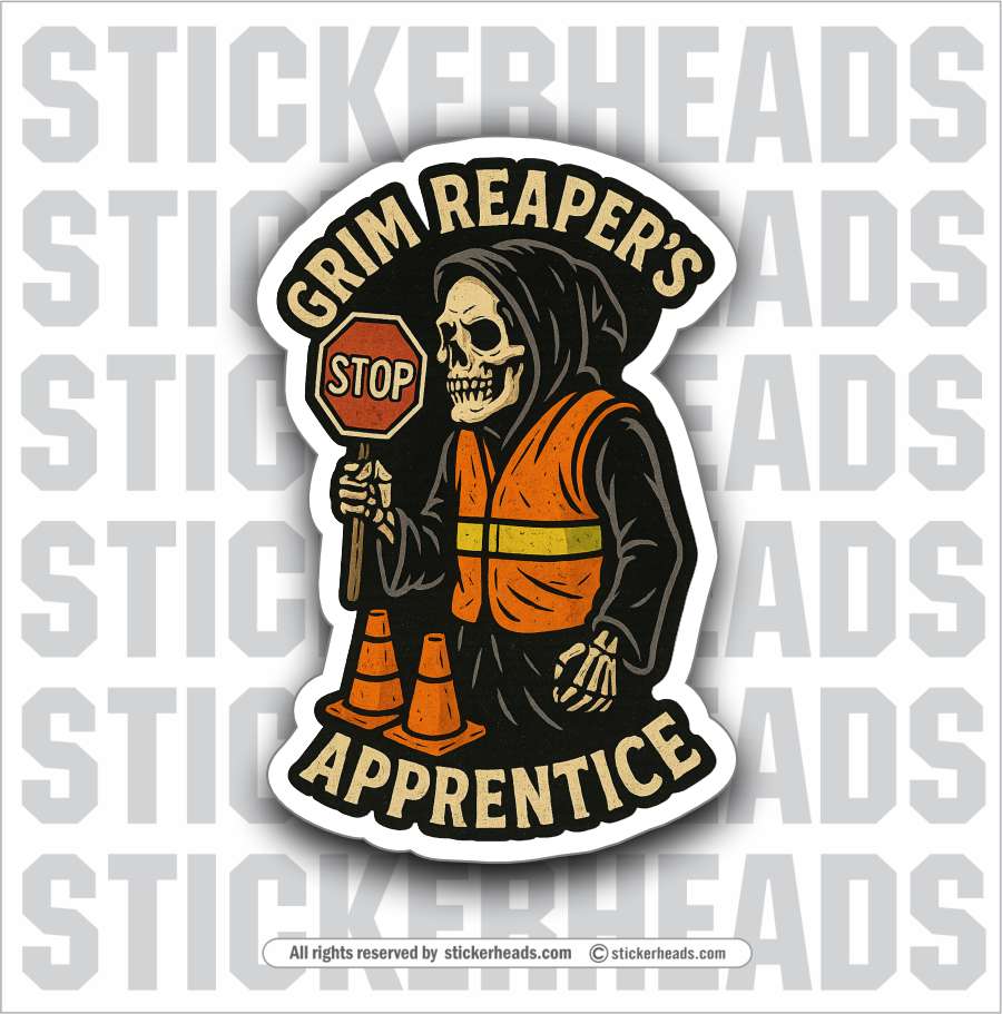GRIM REAPERS APPRENTICE - Work Job Sticker