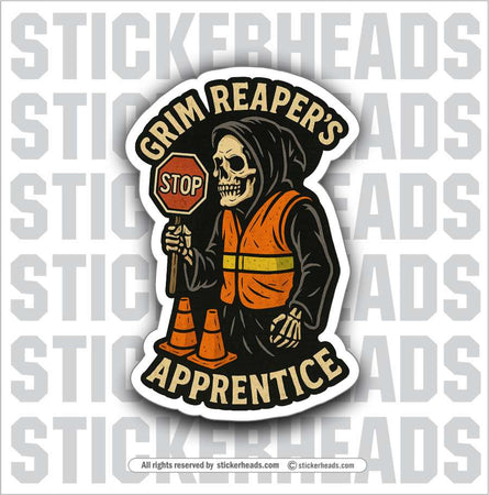 GRIM REAPERS APPRENTICE - Work Job Sticker