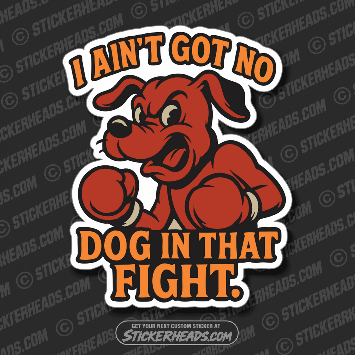 FOR THE LAST TIME I DON'T SPEAK ENGLISH -  Union Mic Funny Sticker