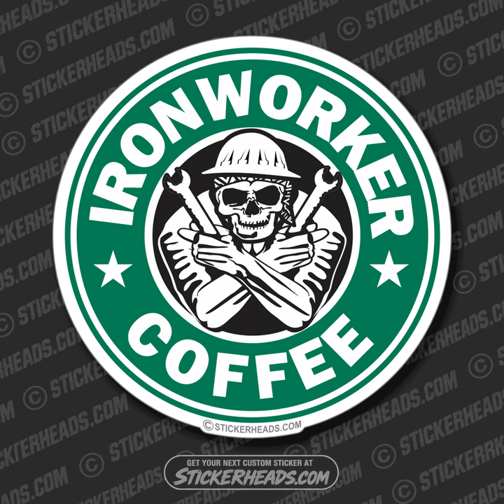 IronWorker - Coffee Tumbler Sticker
