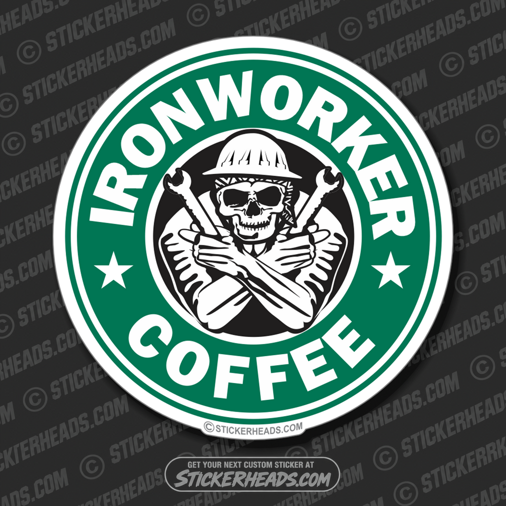IronWorker - Coffee Tumbler Sticker