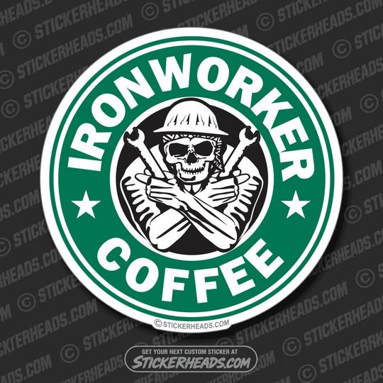 IronWorker - Coffee Tumbler Sticker