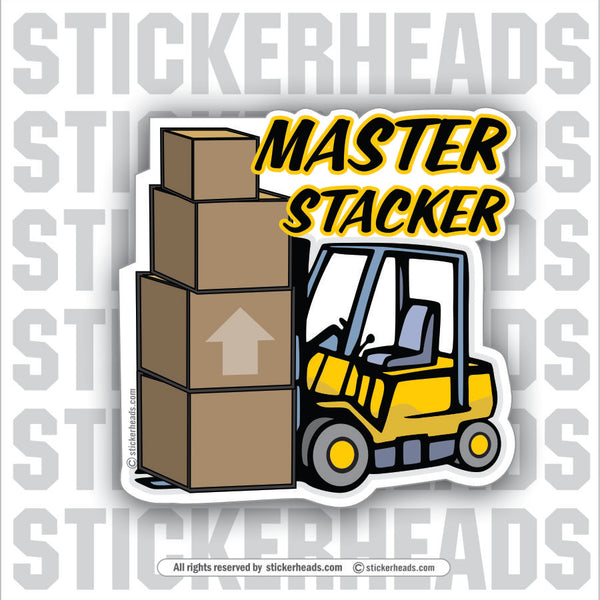 Master Stacker - Forklift Operator Sticker