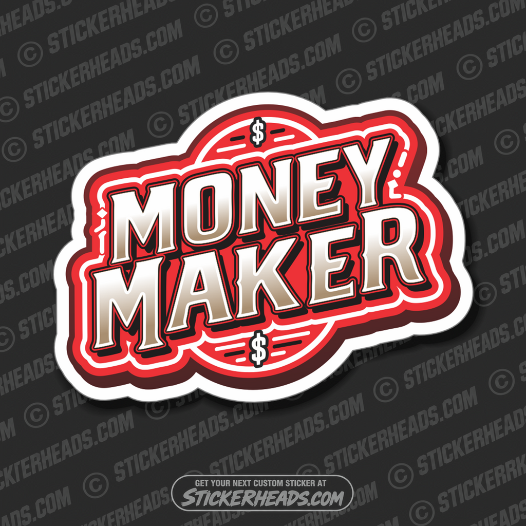 MONEY MAKER  ( NEW DESIGN ) - welding weld sticker