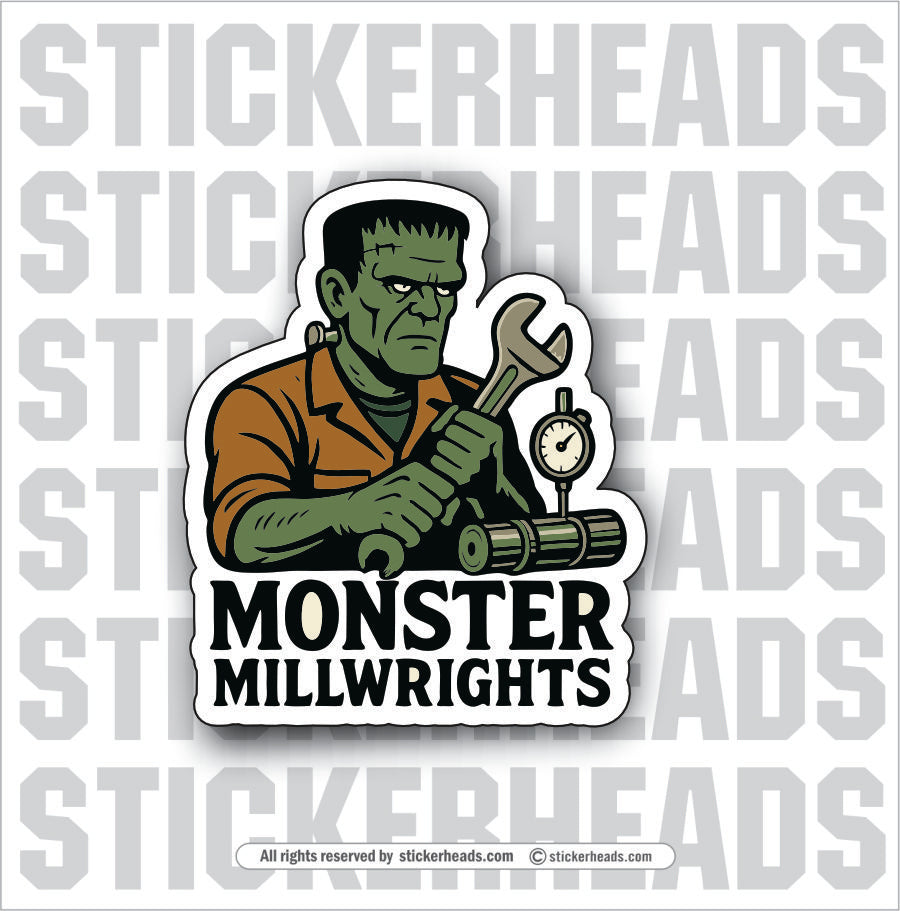 MONSTER MILLWRIGHT - HALLOWEEN Misc Sticker