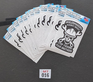 ⭕MT016 - Boilermaker  15-3" Sticker Pack   | |  Over Run Sticker Deal   | |