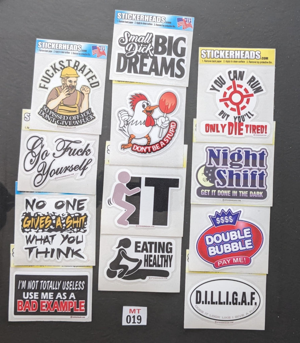 Sticker Over Sticker ⭕MT019 - Misc Funny 12-3
