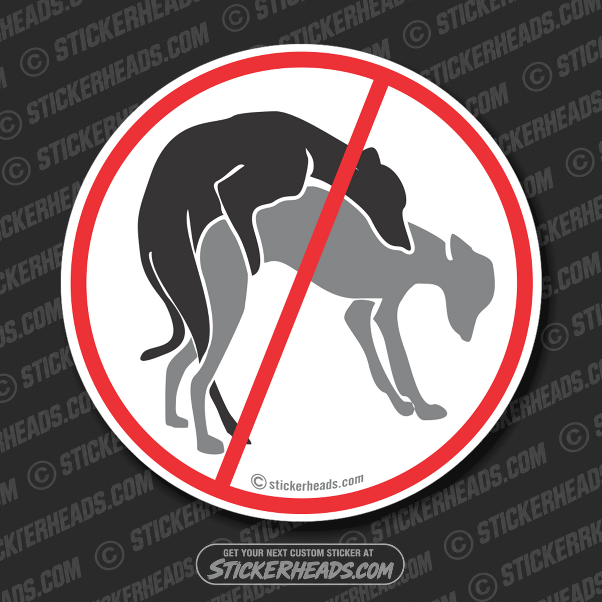 No Dog Fucking -  Misc Union Sticker