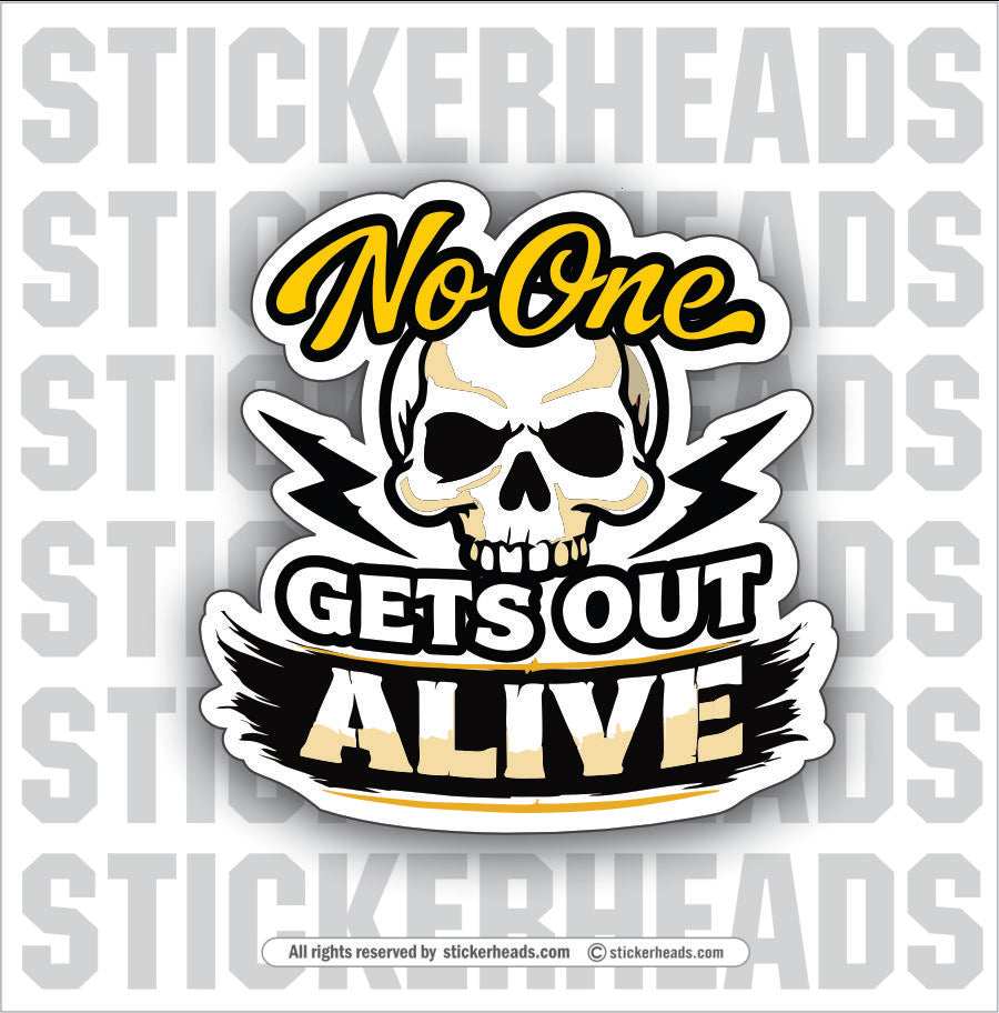 NO LIVES MATTER - GRIM REAPER - Misc Funny Sticker