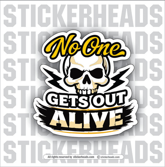NO LIVES MATTER - GRIM REAPER - Misc Funny Sticker