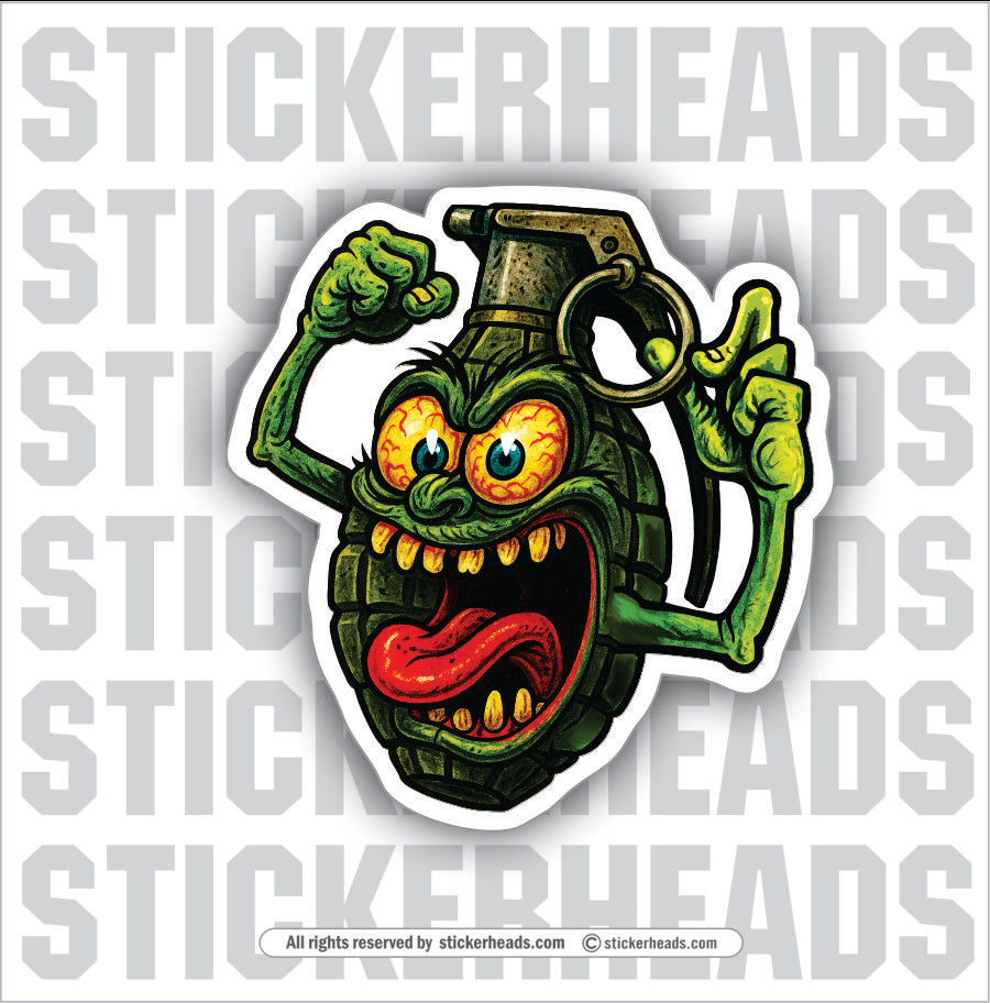 Pin Puller Grenade - Bomb Misc Funny Sticker