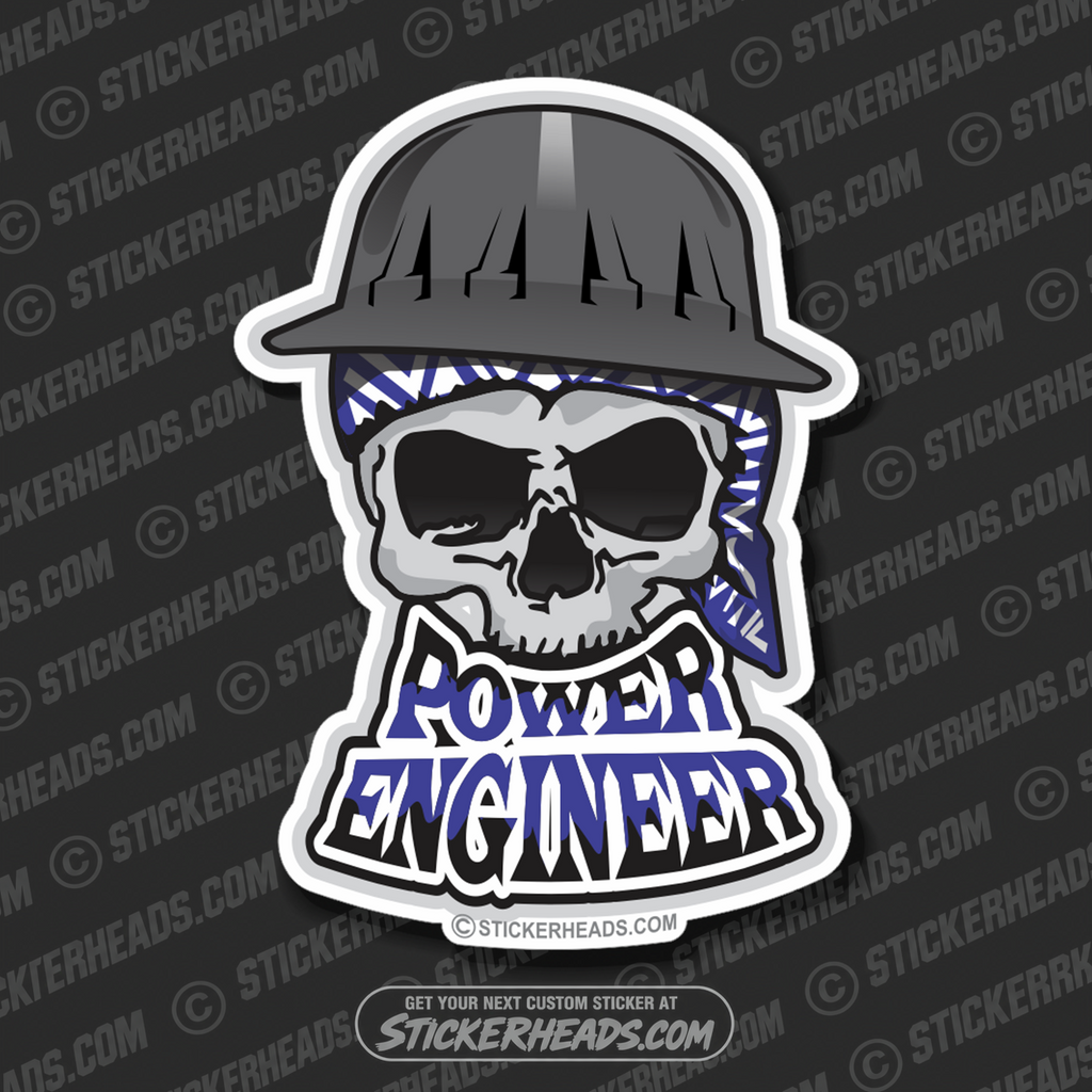 Power Engineer -  Electrical Electric Sticker