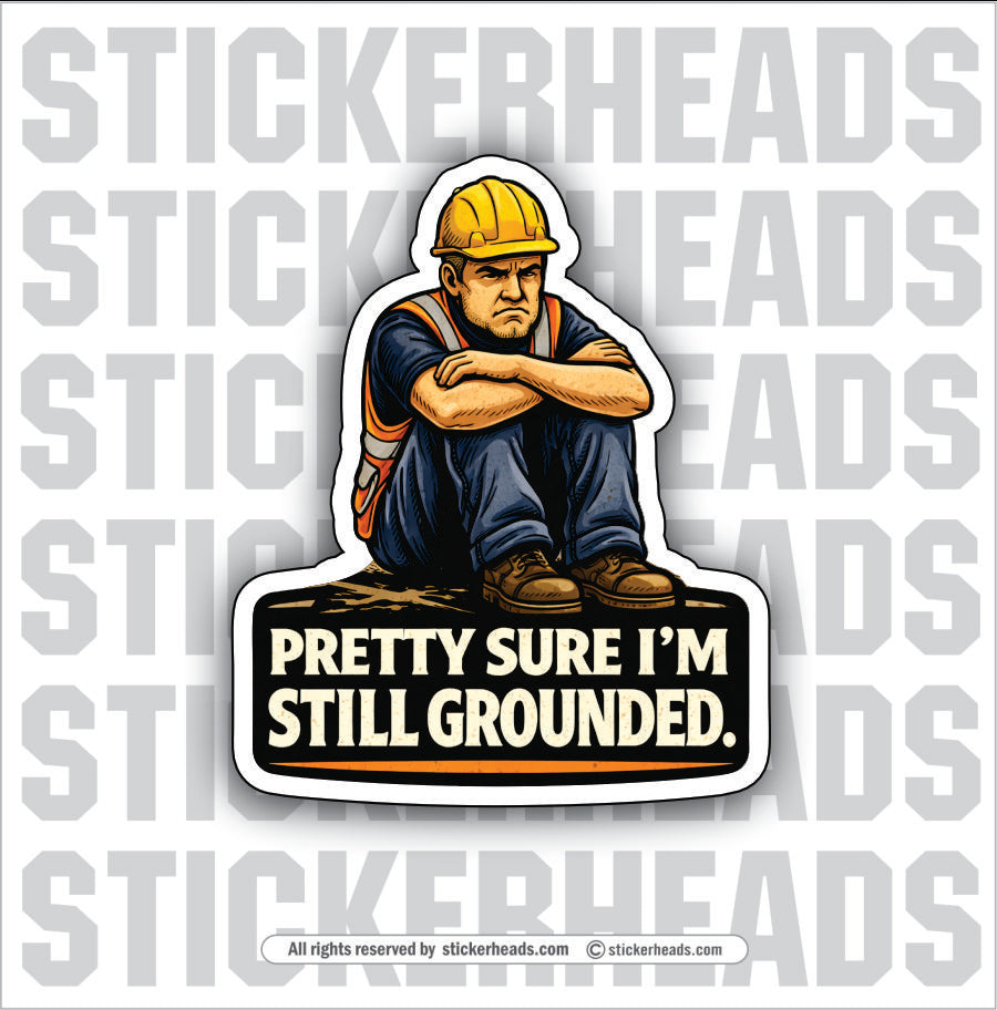 PRETTY SURE I'M STILL GROUNDED - Misc Funny Sticker