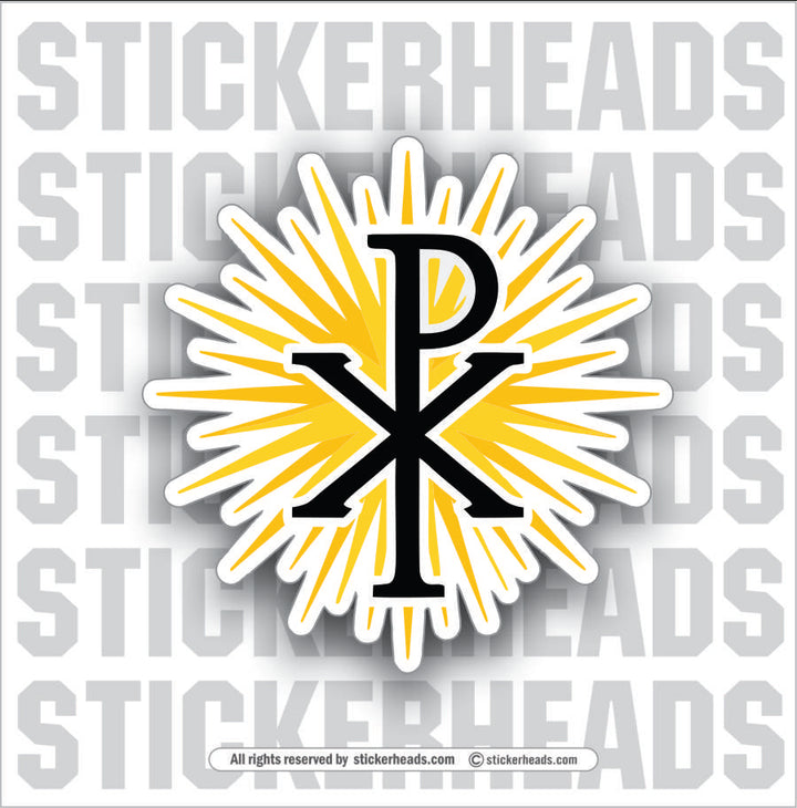 The Anointed One - PX -  Cross Religious Sticker