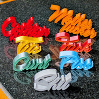 PROFANITY POWER PACK  - 3D Printed -  Guy Gifts - Man Cave Shit