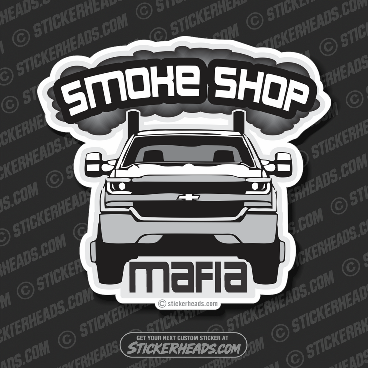Smoke Shop Mafia - Funny Sticker