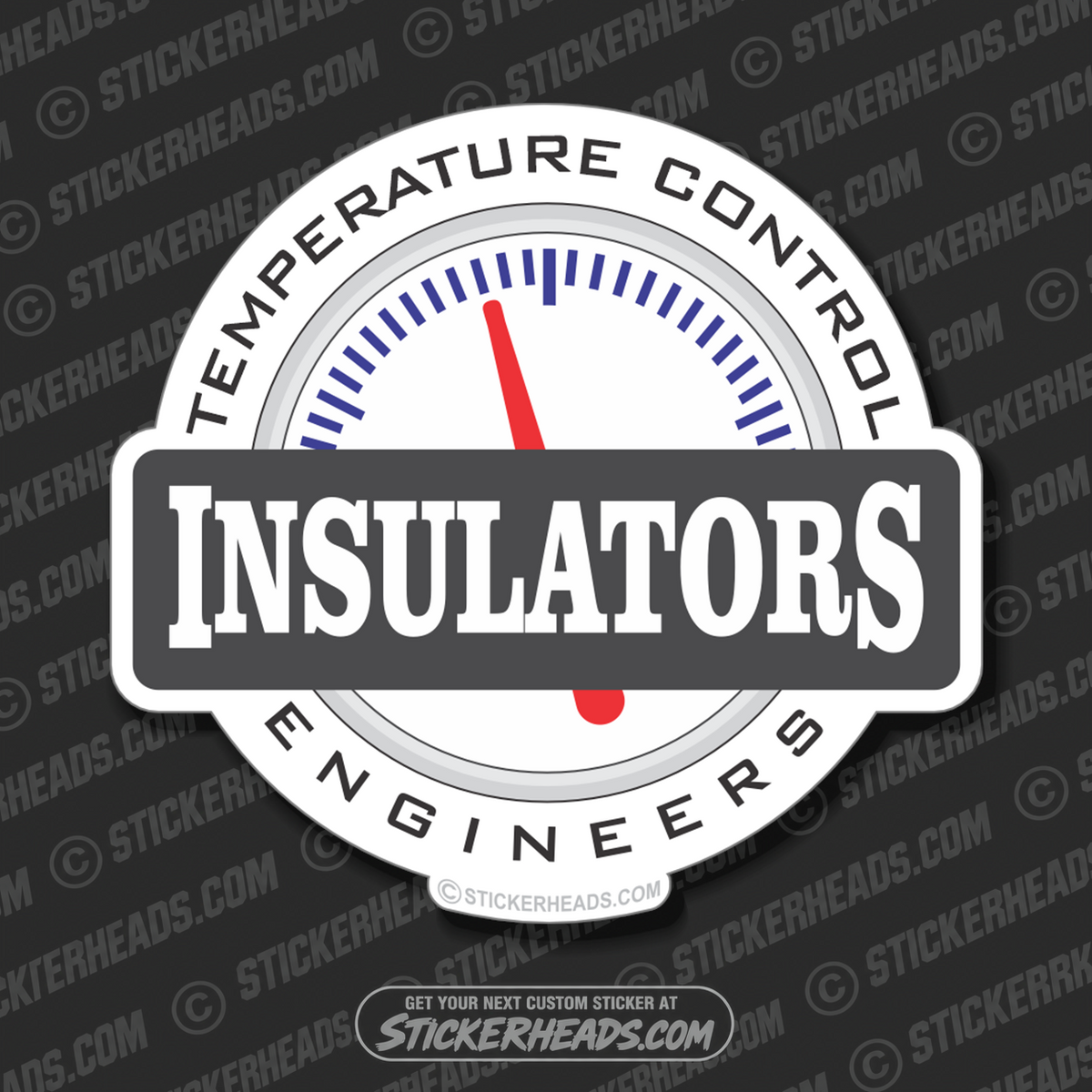 Temperature Control Engineers  - Insulators  Insulator Sticker
